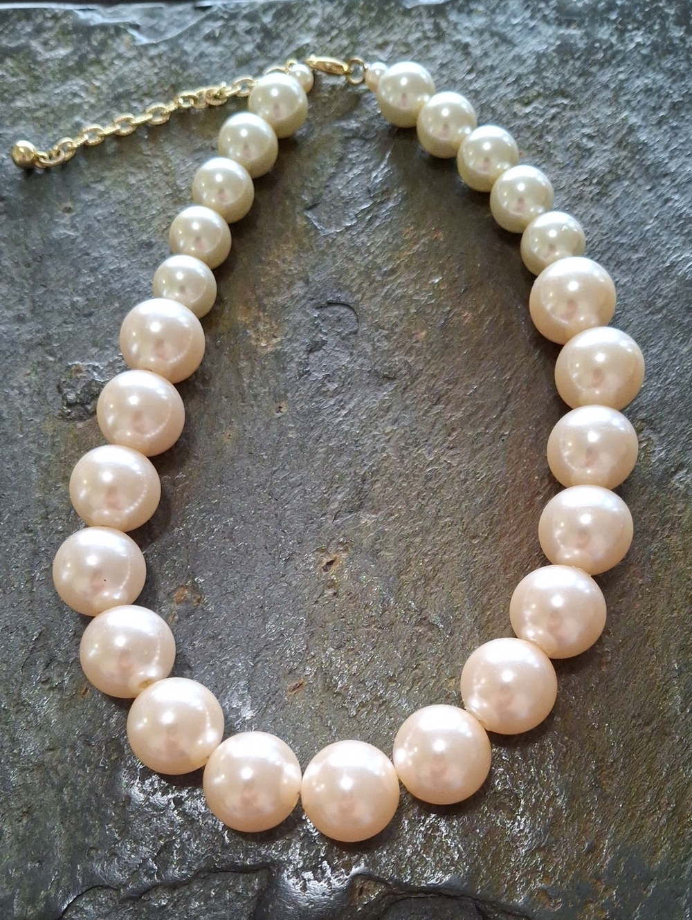 Ivory Faux Pearl Strand